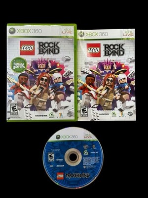 LEGO Rock Band (Microsoft Xbox 360, 2009) CIB Complete - Very Clean Disc