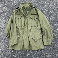 Vintage U.S Army M-65 Field Jacket Alpha Ind OG-107 Vietnam Era Small Regular