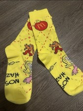 2025 McDonald s Grinch Socks Christmas Adult Happy Meal Yellow Socks