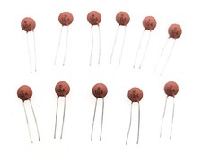 20pcs. of 104 Ceramic Capacitor 0.1uF 100nF Low Voltage DIP Ceramic Disc Capa...