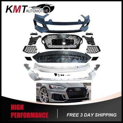 Fits 2017-2020 Audi A5 Upgrade To RS5 New Front Bumper & Grille Body Kit