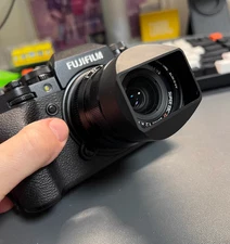 New Rectangle Lens Hood Adapter Ring with Cap For Fujifilm XF/XC 23mm F2 35mm F2