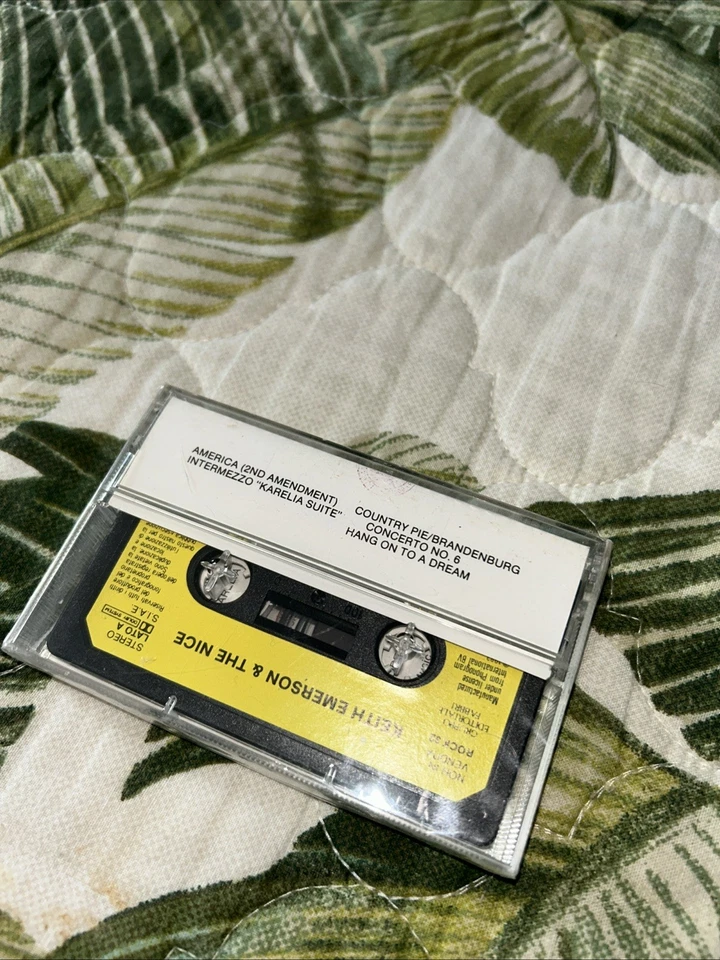 LOT CASSETTE TAPE RARE SEALED NEW Keith Emerson & The Nice 70s Prog Rock Import - Image 3 of 4