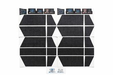 Vintage Star Wars Darth Vader Tie Fighter PreCut Replacement Toy Stickers Kenner