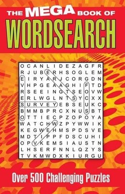 MEGA BOOK OF WORDSEARCH: OVER 500 CHALLENGING PUZZLES *Excellent Condition*