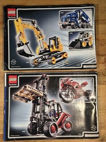 Genuine Building Instructions LEGO Technic 8421 - Pneumatic Crane Truck with Motor, Very Good