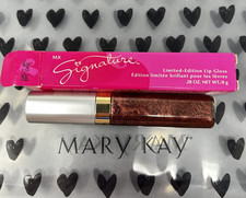New In Box Mary Kay Signature Ltd Edition Lip Gloss Chocolate Spice Full Size