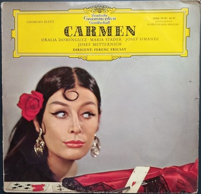 Bizet - Carmen, FRICSAY, DOMINGUEZ, STADER, SIMANDI, DGG Tulip, MONO