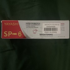2-pack Yayashi SP-6 Probiotic Whitening Toothpaste Oral Health NEW 120g