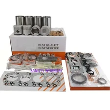 Overhaul Rebuild Kit With Piston Gasket Bearing Valves Kit for Isuzu 4JC1 Engine
