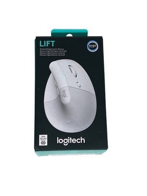 Logitech Lift Vertical Ergonomic Wireless Mouse White