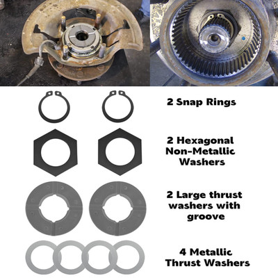 Thrust Washer Snap Ring Kit For Dana 50 60 Super Duty Ford F250 F350 Excursion