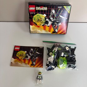 Lego Allied Avenger 6887 Space Blacktron 100% Complete Set 100 Pieces with Box