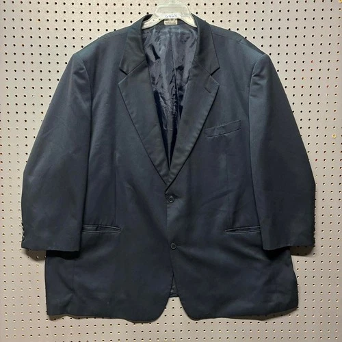 Kings Court Men's Big Size 60 Navy Blazer Jacket - product listing photo