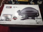 Weber Q 1400 Dark Gray Electric Portable BBQ Table Top Grill 1560W Brand New!