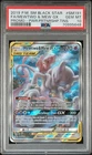 2019 Pokemon Black Star MEWTWO & MEW Gx Full Art #SM191 PSA 10 Power Partner Tin