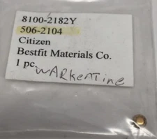 Citizen 506-2104 Yellow Gold Crown Diameter 4.08100-2182Y Warkentine NOS 