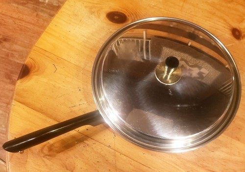Vintage Prestige 3-ply 18/8 Stainless Steel Frying Pan USA. 10 1/2 Inch - Picture 2 of 5