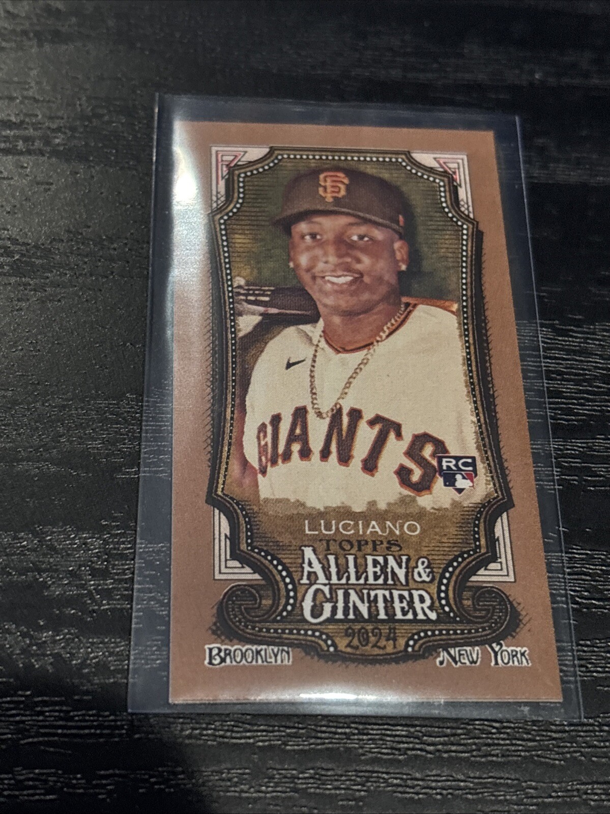 2024 Topps Allen & Ginter Mini Gold Border #79 - Marco Luciano   24-281