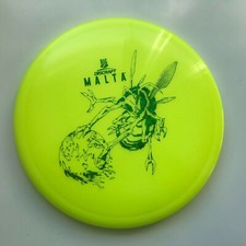 DISC GOLF DISCRAFT PAUL MCBETH BIG Z MALTA STABLE MID-RANGE 173-174g NEON YELLOW