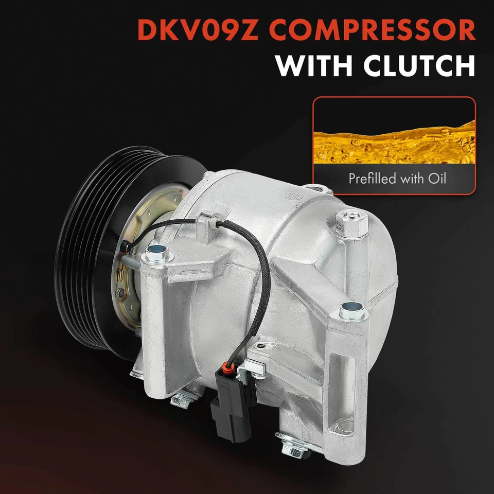 Новый компрессор переменного тока для Toyota Yaris 2019-2020 Mazda CX-3 2016-2022 Scion iA - Изображение 3 из 4