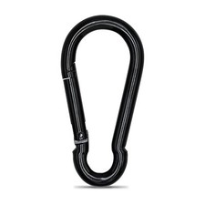 Large Carabiner Clip 5-1/2 Inch Heavy Duty Stainless Steel Spring Snap Hook New