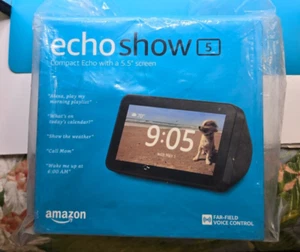 Amazon Echo Show 5 Compact Smart Display Alexa Black Brand New Sealed