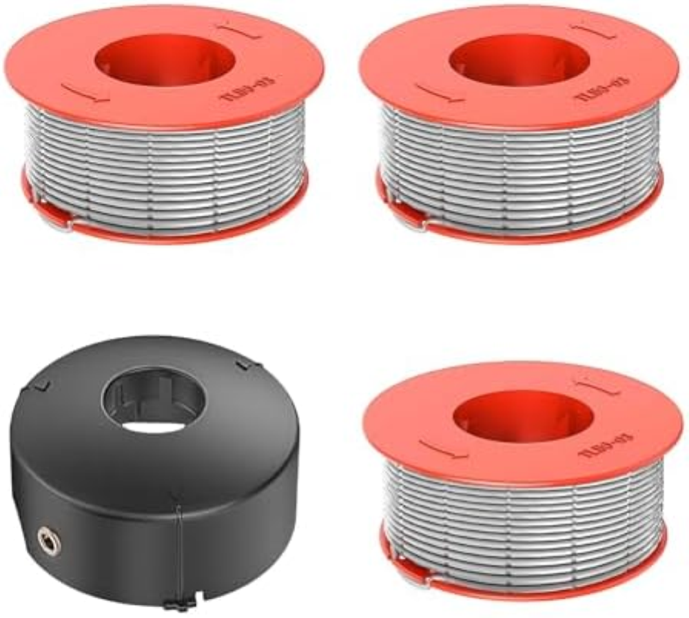 4 Bobine Tagliaerba Compatibili con Bosch F016800175,Filo Tagliabordi Bobine Ada