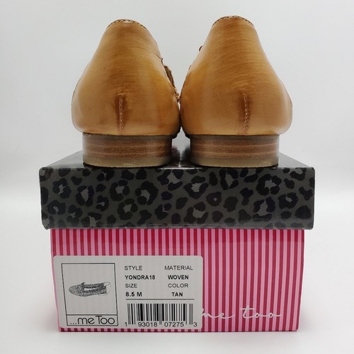 Mocassini slip on Me Too Yondra18 in tessuto marrone taglia 8,5 nuovi - Foto 5 di 15