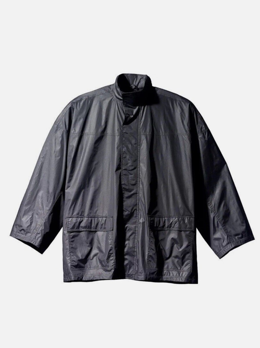 Yeezy Gap Engineered by Balenciaga Coated Cotton Light Parka Blk L