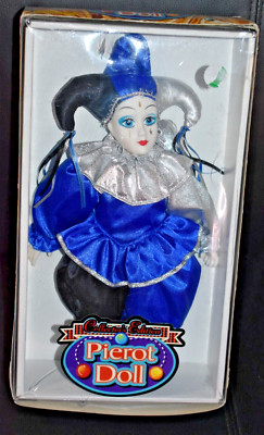 NEW Pierot Doll Collector's Edition 1997 Make Believe Ltd. Ceramic Clown  RARE!!