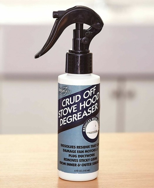 2pk Kleenway Crud off Stove Hood Degreaser 4fl Oz With a Sprayer. Fast