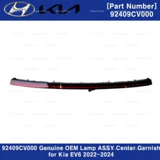 92409CV000 Genuine OEM Lamp ASSY Center Garnish for Kia EV6 2022-2024
