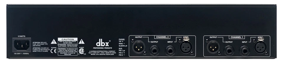 DBX 231s Dual Channel 31-Band Equalizer For Touring, Studios, Audio Installation - Image 2 of 3