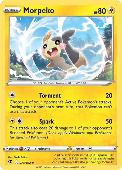 Morpeko 073/192 Swsh02: Rebel Clash - 1 of 1