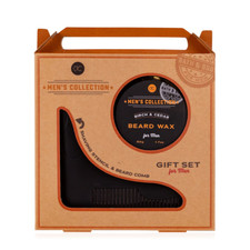 Geschenkset Mens Collection - Bartkamm + Bart...