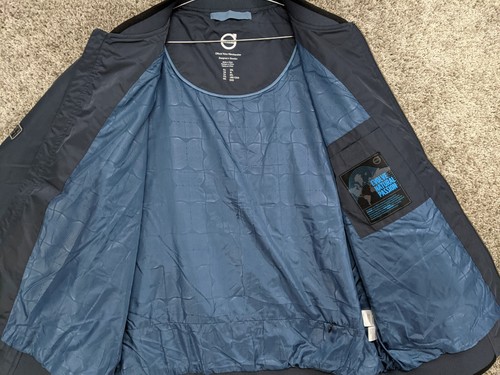 Giacca Volvo Uomo 2XL Blu Foderata Corsa Performance Alta Qualità Antipioggia Antivento - Foto 9 di 14