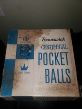 Vintage Brunswick Centennial Pocket Balls