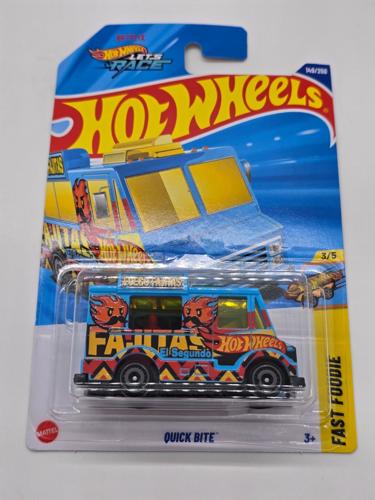 Hot Wheels Fast Foodie Hot Wheels 2018 50th Anniversary Fast Foodie Quick Bite (Camión De... Mini Food Truck