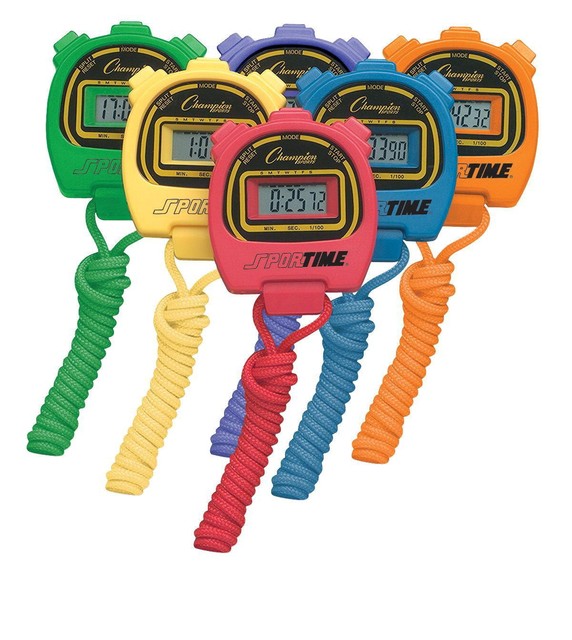 Champion Sports Stopwatch 6 Set Assorted 2 X 3" for sale online eBay