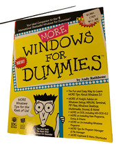 MORE WINDOWS FOR DUMMIES WIN BOOK GOOKIN COLLECTIBLE 1-56884-048-9 LAST ONE