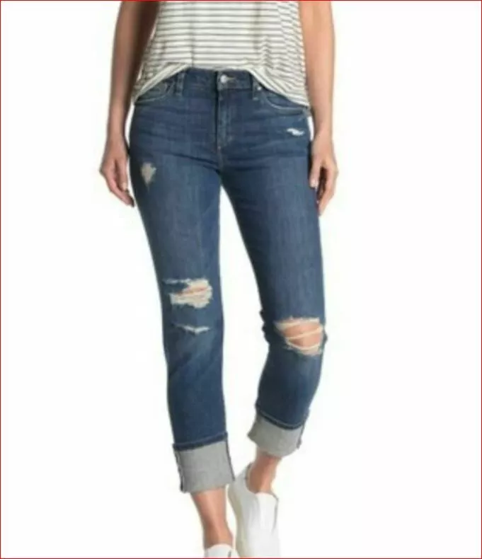 new JOE S women jeans Vienna boyfriend slim crop 45TADVIE5548 VIE