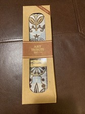 Camera Strap NIB Brown Lt Blue Art Tribute