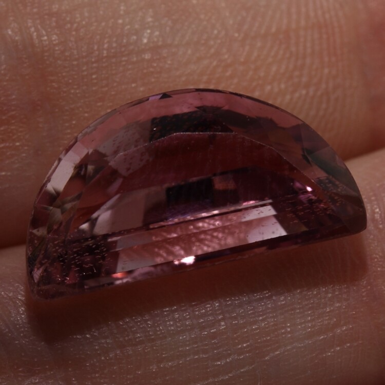 PINK TOURMALINE 19.5 x 10.5 MM HALF MOON CUT F-3684 | eBay