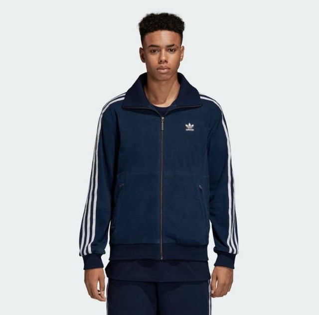 adidas suede track jacket