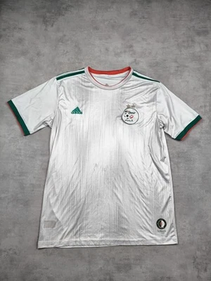 Maillot Adidas Algerie exterieur blanc vert rouge polyester homme taille L - Photo 1/4