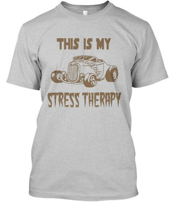 #ad #ad Hot Rod Stress Therapy This Is My T Shirt Made in the USA Size S to 5XL $23.78