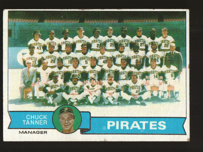 1979 Topps Baseball #244 - Pittsburgh Pirates / Chuck Tanner TC, MGR, CL  79-006