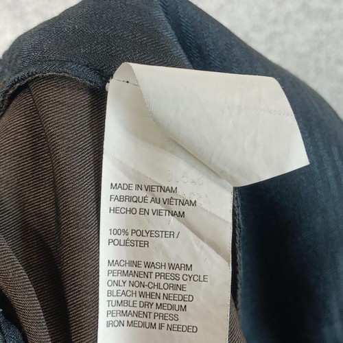 IZOD Pants Mens 36x34 Brown Straight Fit Polyester Dress Slacks Classic Workwear - Picture 10 of 11