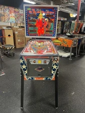 1978 BALLY 6 SIX MILLION DOLLAR MAN PINBALL MACHINE PROF TECHS PLAYS GREAT LEDS